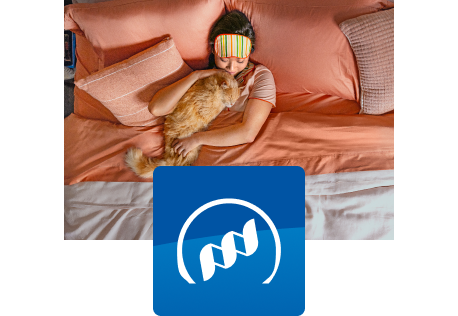 Cat looking up at food bowl